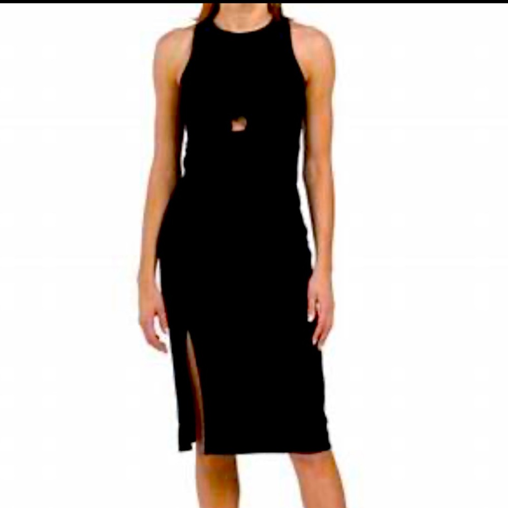 Rachel Roy Riley Keyhole Midi Dress - Size L. NWT